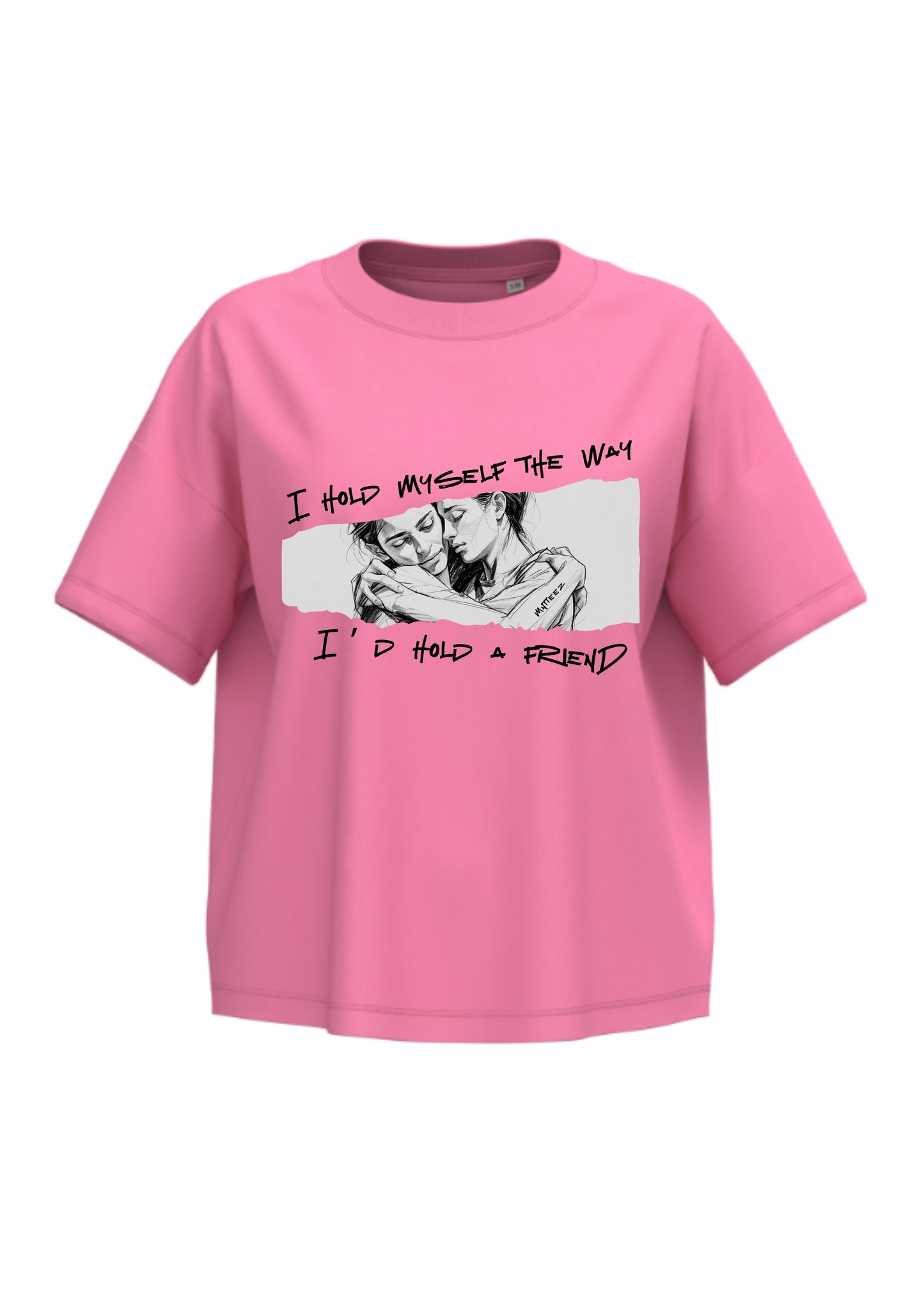 I HOLD MY SELF | WOMEN'S SHORT OVERSIZE T-PAITA