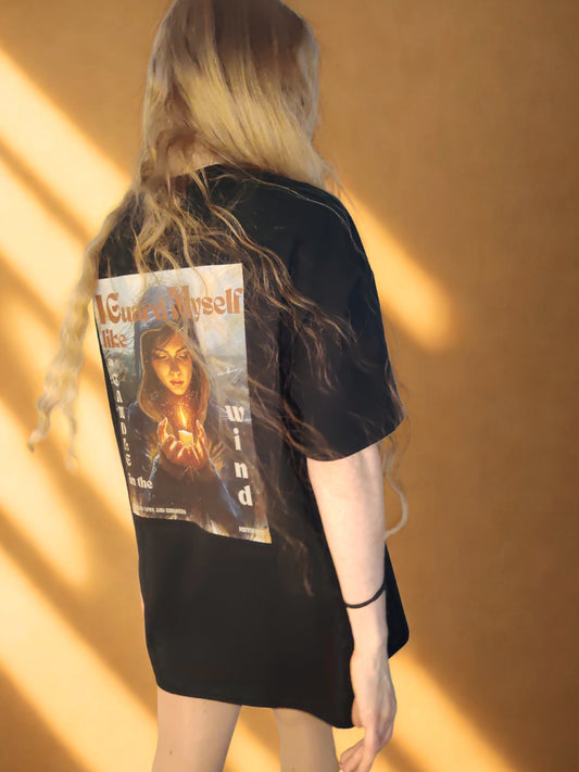 I guard myself | Unisex dropped shoulder t-paita