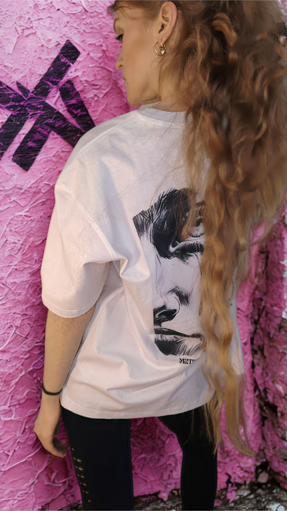 Every tear is a poem | unisex dropped shoulder t-paita