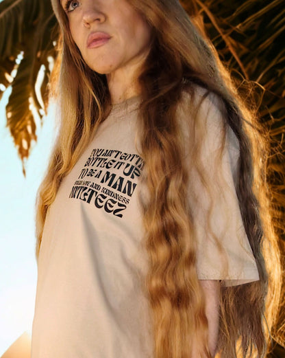 You ain’t gotta bottle it up | Unisex dropped shoulder t-paita