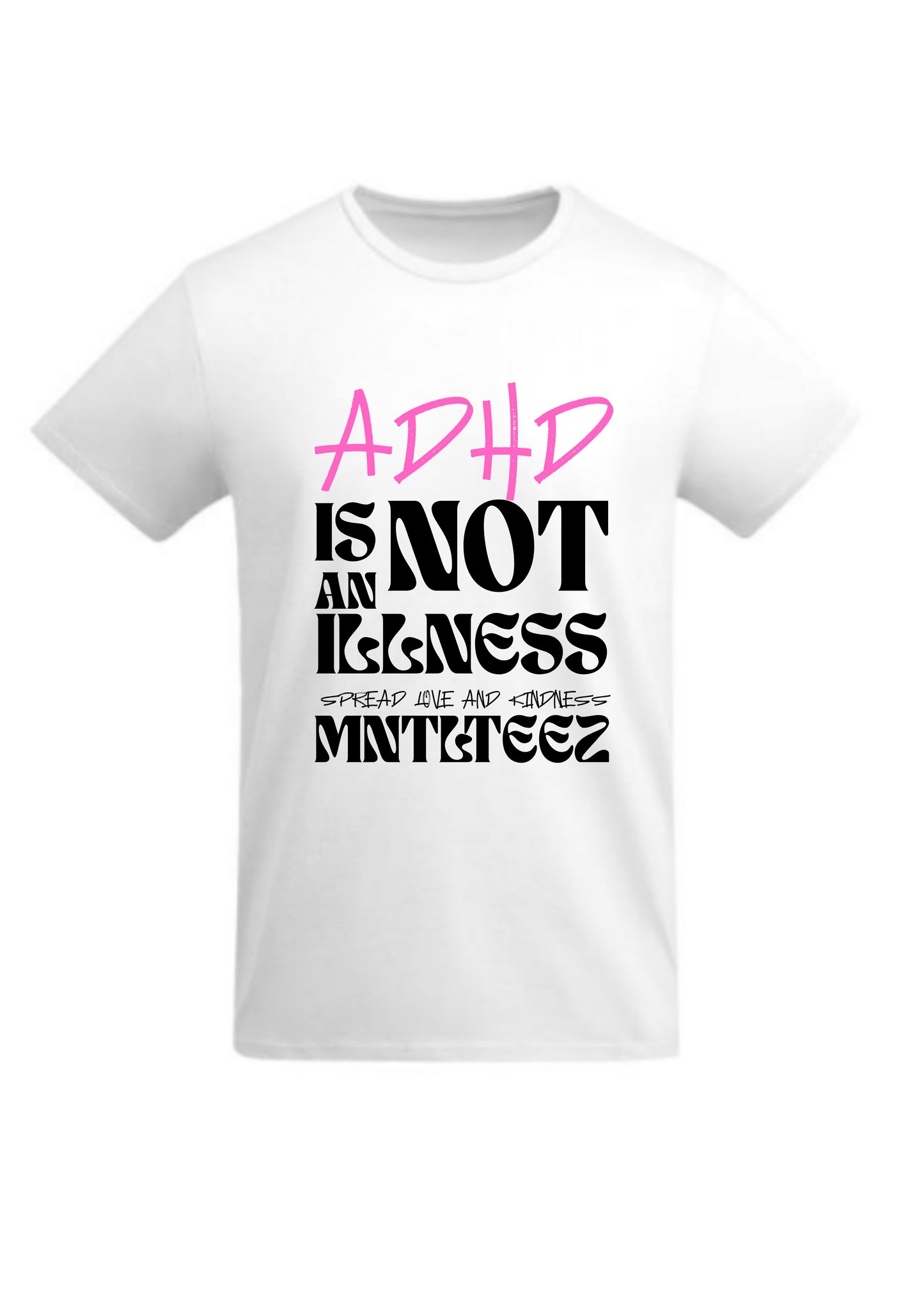 ADHD Is Not an Illness | Unisex Dropped Shoulder T-Paita