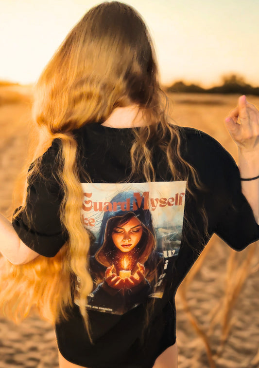 I guard myself | Unisex dropped shoulder t-paita