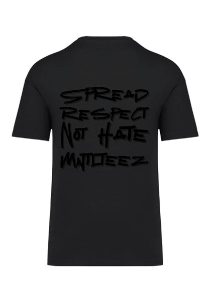 Spread respect not hate | Unisex oversize youth & adult t-paita