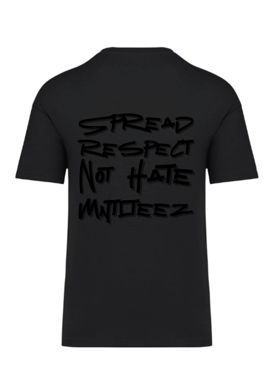 Spread respect not hate | Unisex oversize youth & adult t-paita