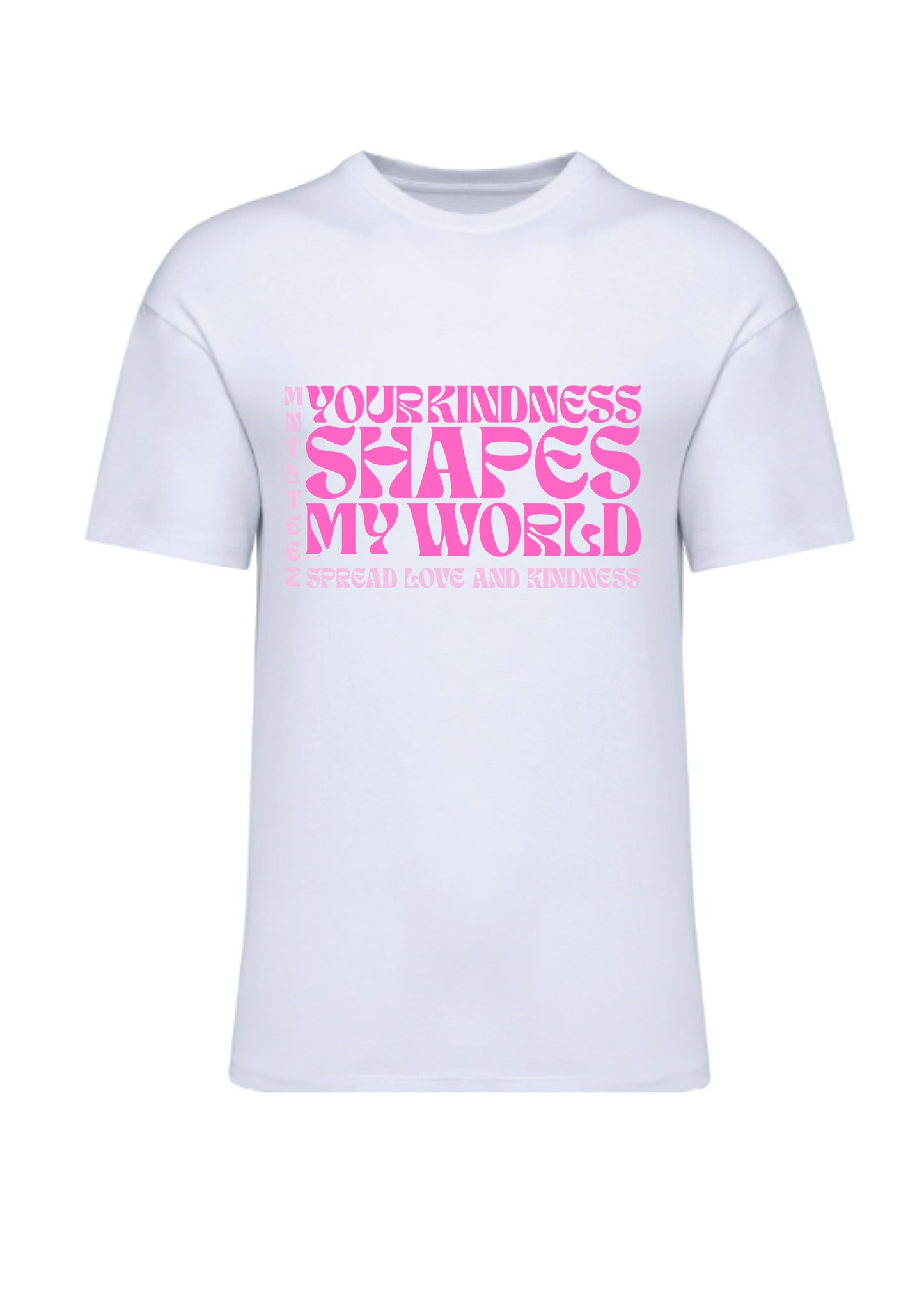 Your Kindness Shapes My World | Lasten Orgaaninen Oversize t-paita